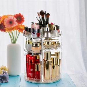 Makeup organizer 360* Rotating and lipstick holder organizer 16 spaces acrylic.